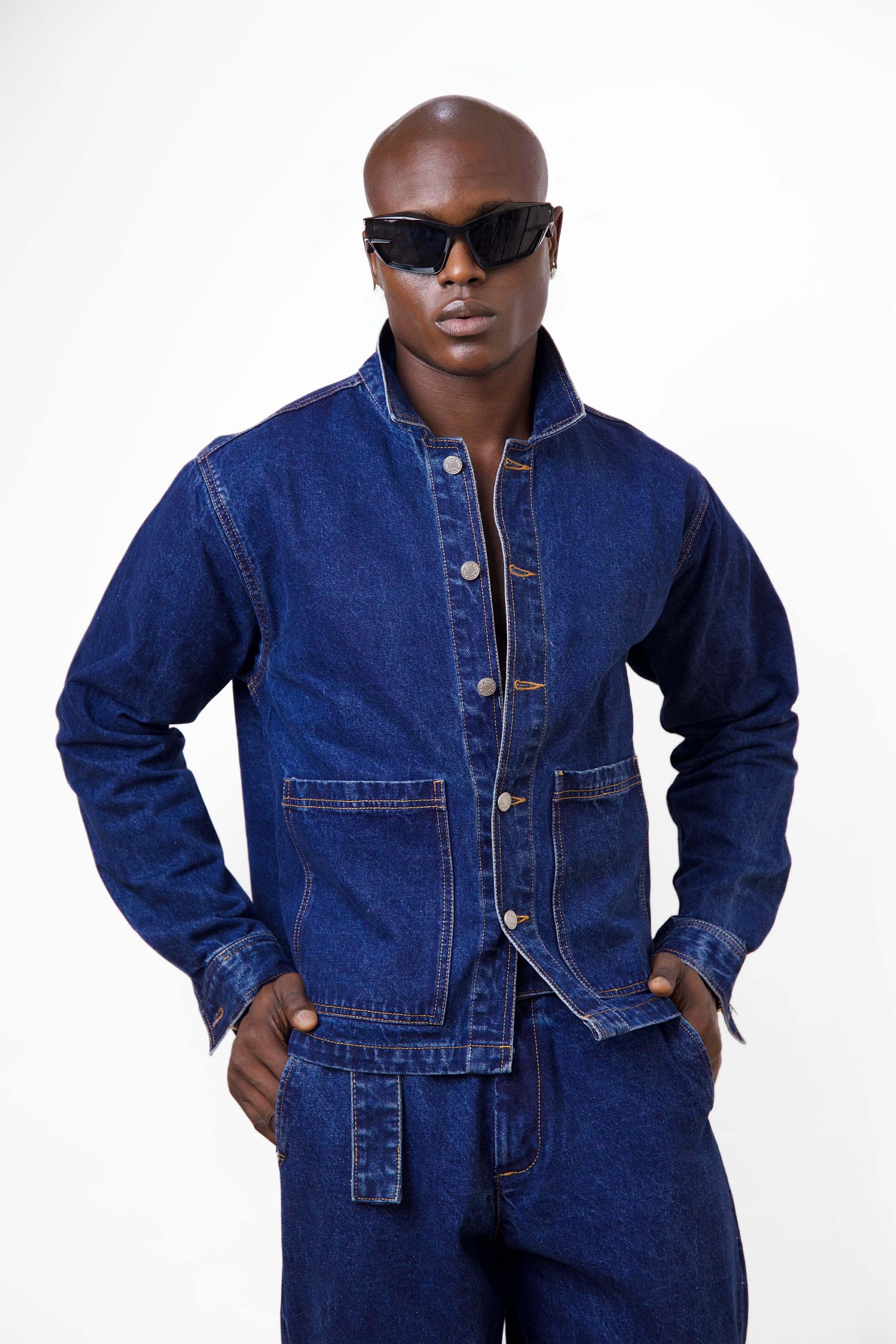 Callie Denim Shacket-4