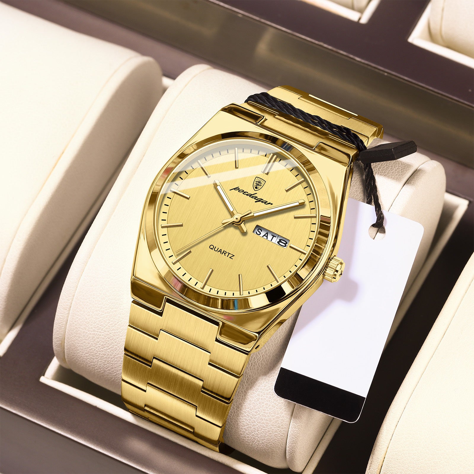 Alexis Stainless Wristwatch - Gold