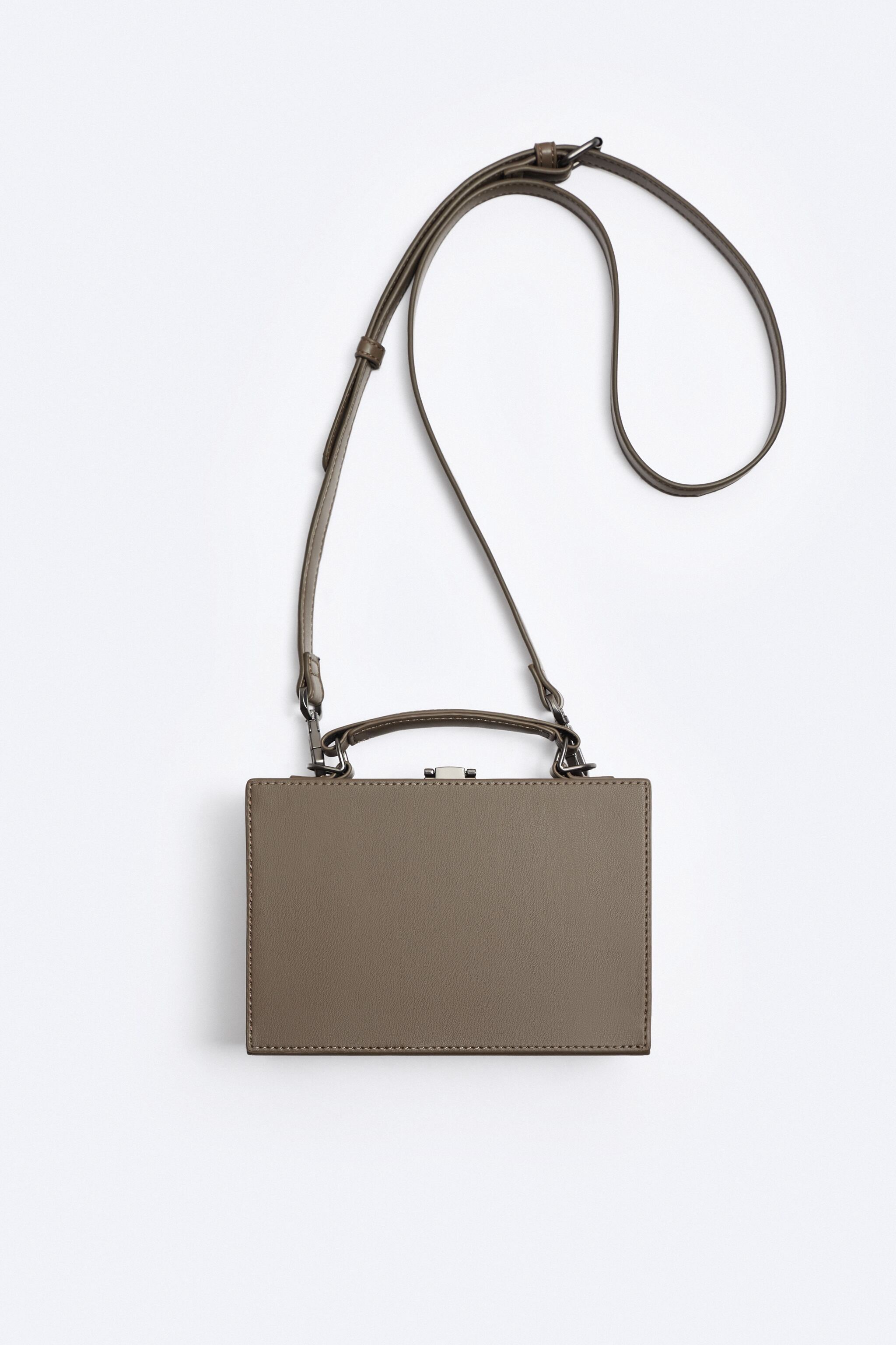 Arthur Rigid Crossbody Box Bag - Camel