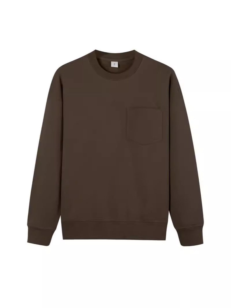 Cairo 380G Cozy Heavyweight Crewneck Sweatshirt - Coffee