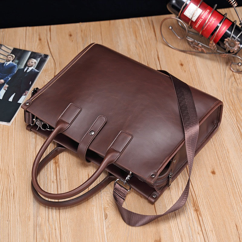 Aleah Satchel (Laptop) Bag - Brown