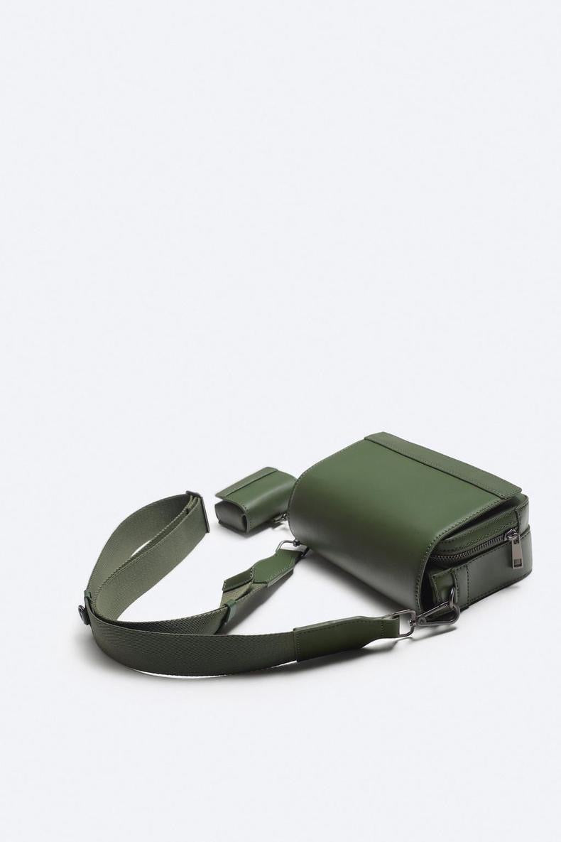 Alexis Crossbody Bag - Olive Green-2