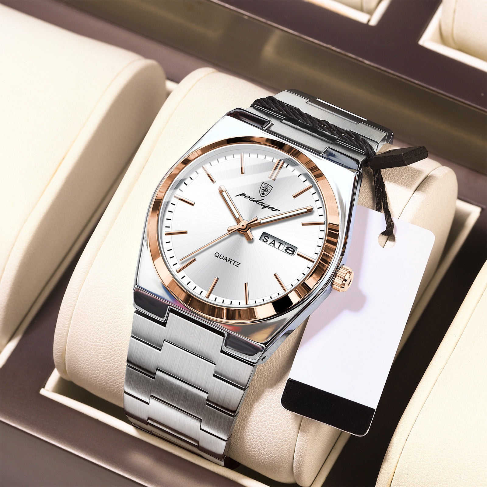 Alexis Stainless Wristwatch - Silver/Gold