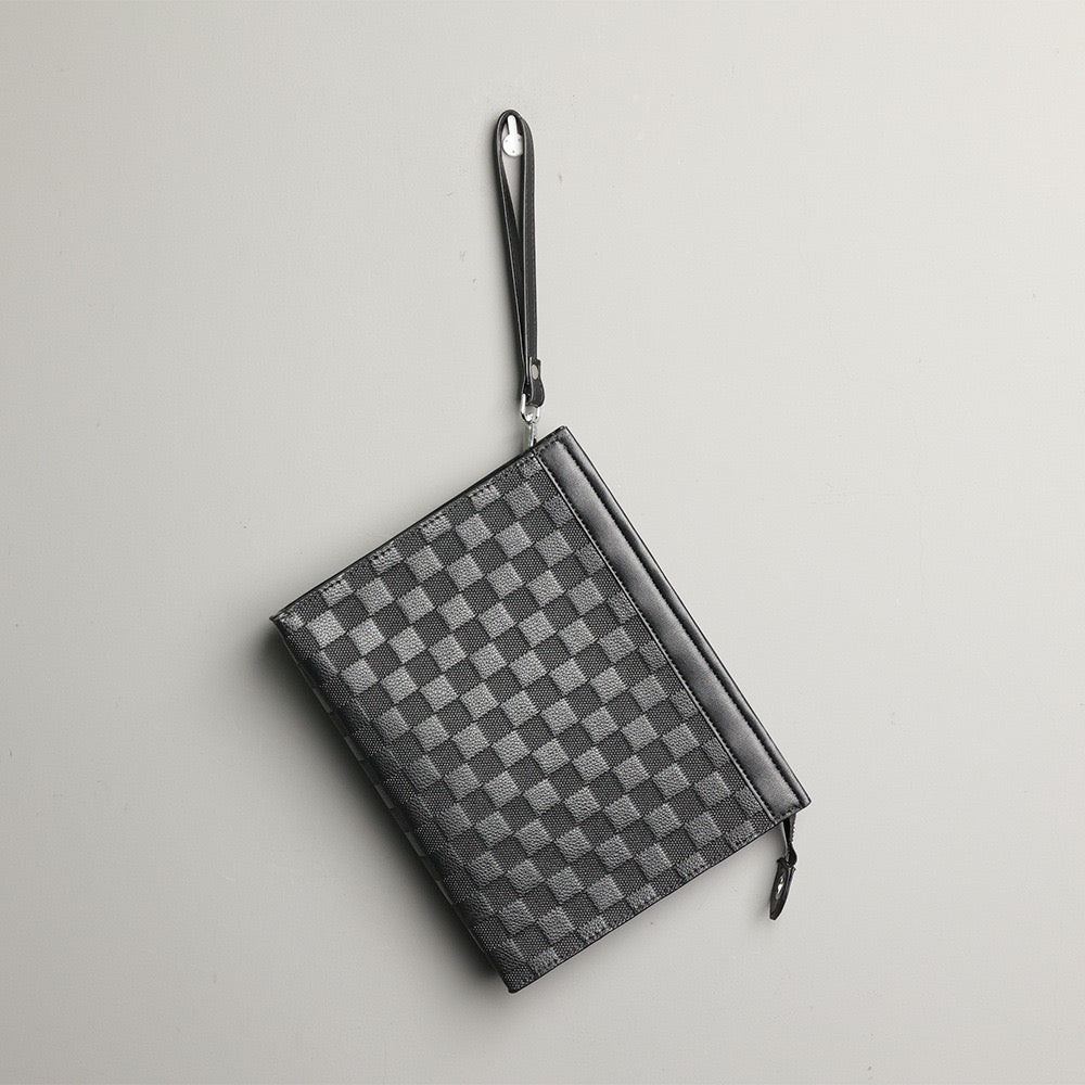 Asher Textured Zipper Purse