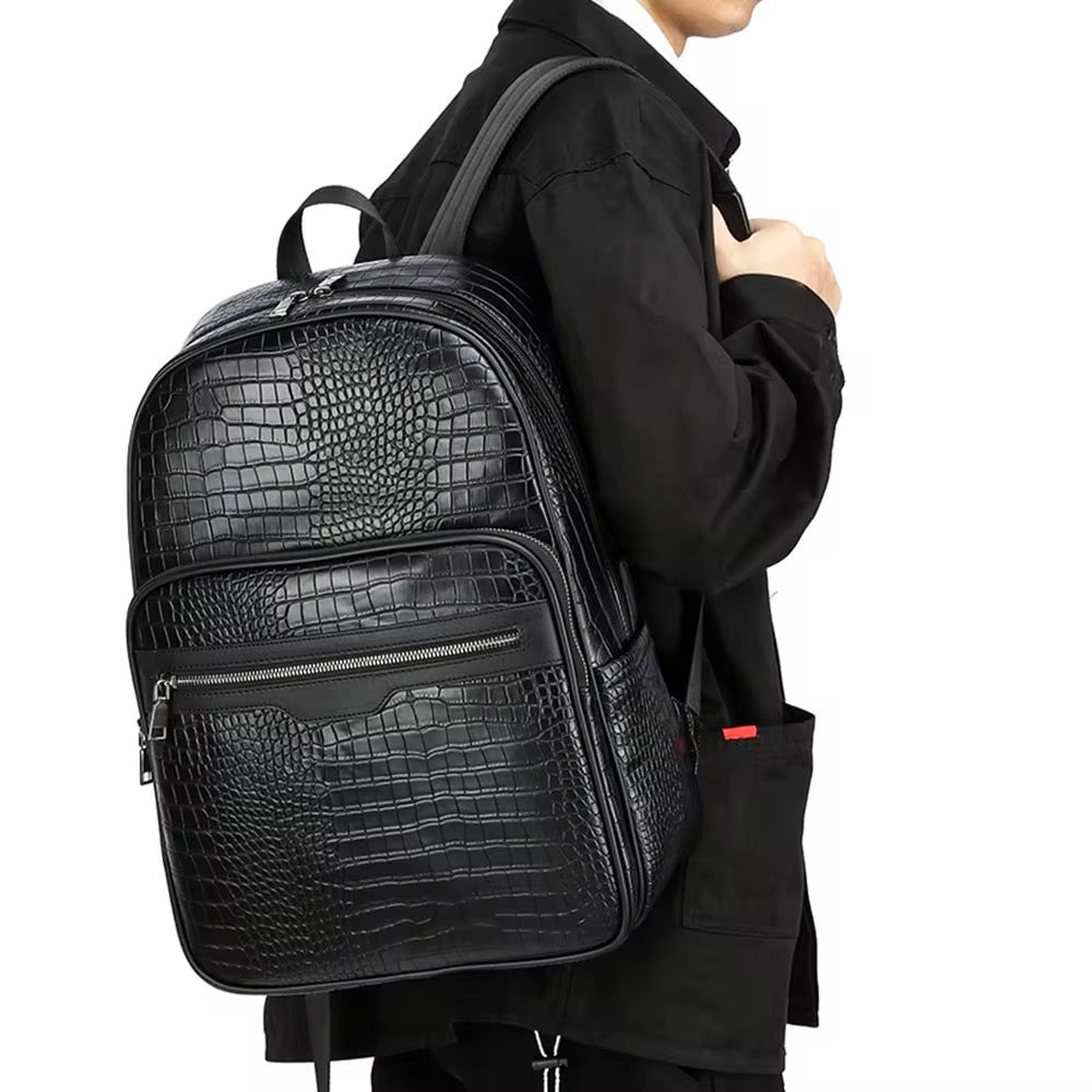 Anokha Backpack 2.0 - Croc Leather