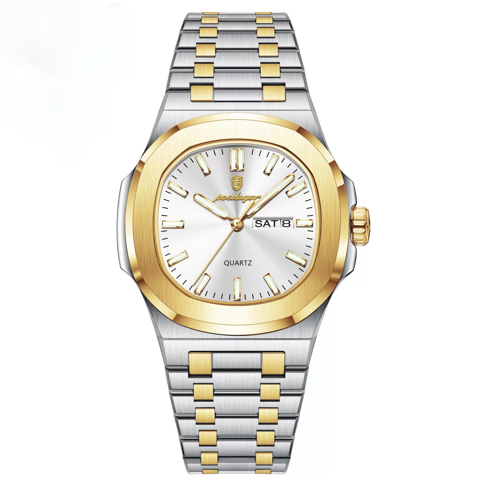 Amari Stainless Wristwatch - Silver/Gold