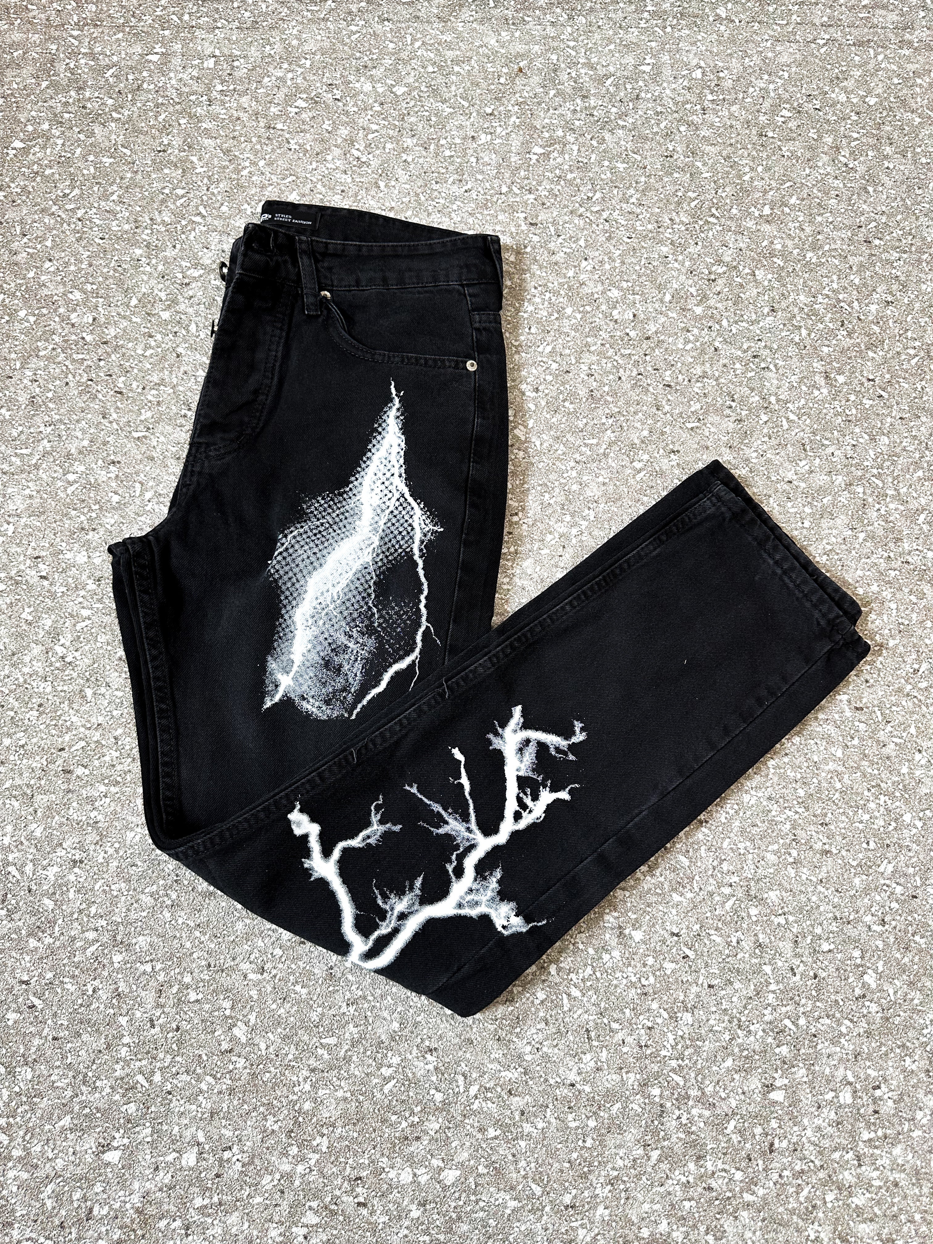 Chevelle Thunderbolt Relaxed Baggy Boyfriend Jeans-2