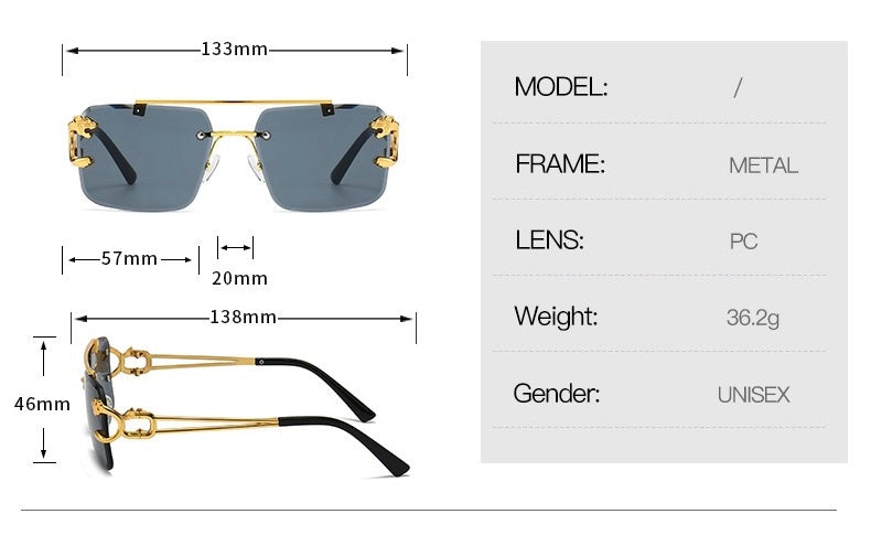 Arthur Unisex Glasses - Ocean Blue