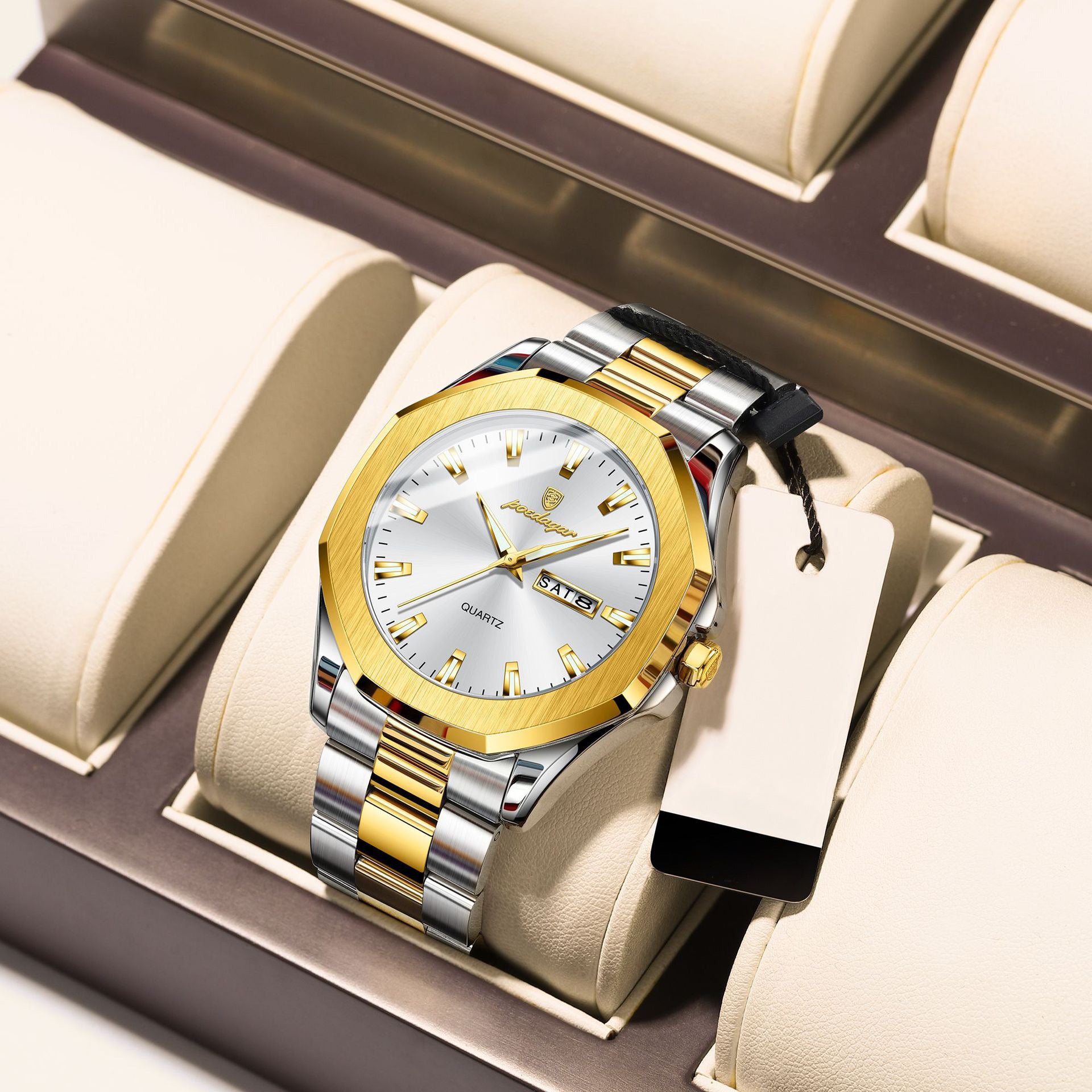 Aleah Stainless Wristwatch - Silver/Gold