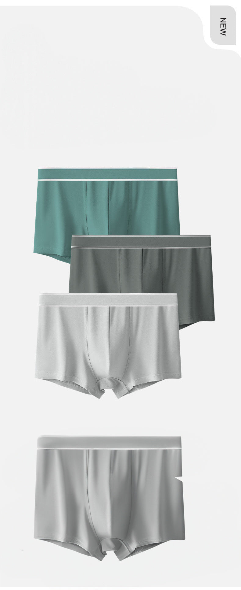 Casey 4-in-1 Cotton Briefs - Mix 2 (Premium Quality)-19
