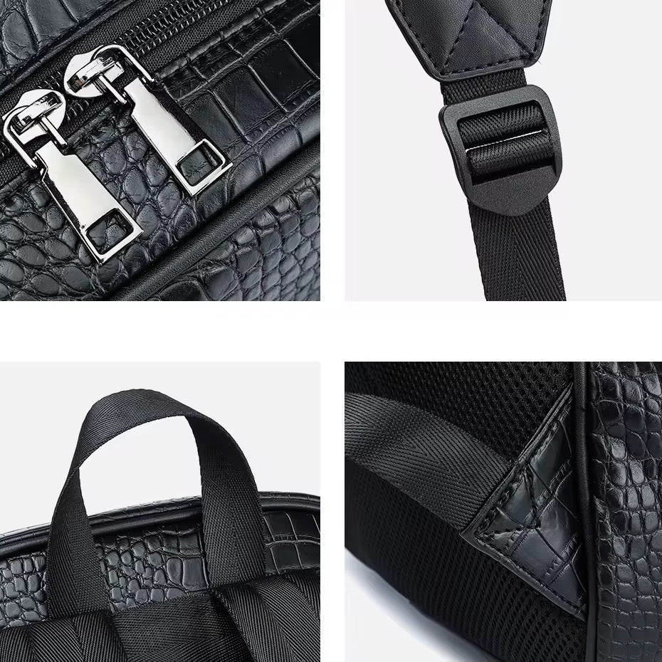 Anokha Backpack 2.0 - Croc Leather