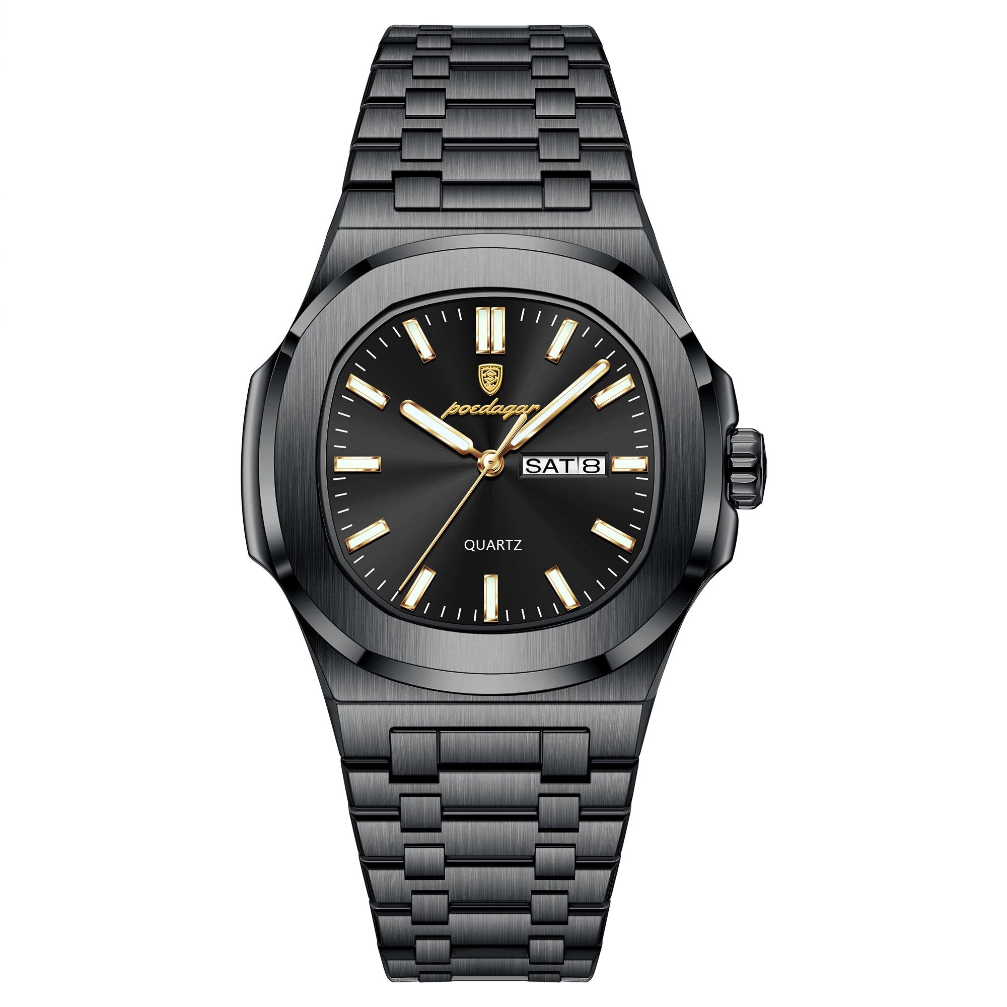 Amari Stainless Wristwatch - Black