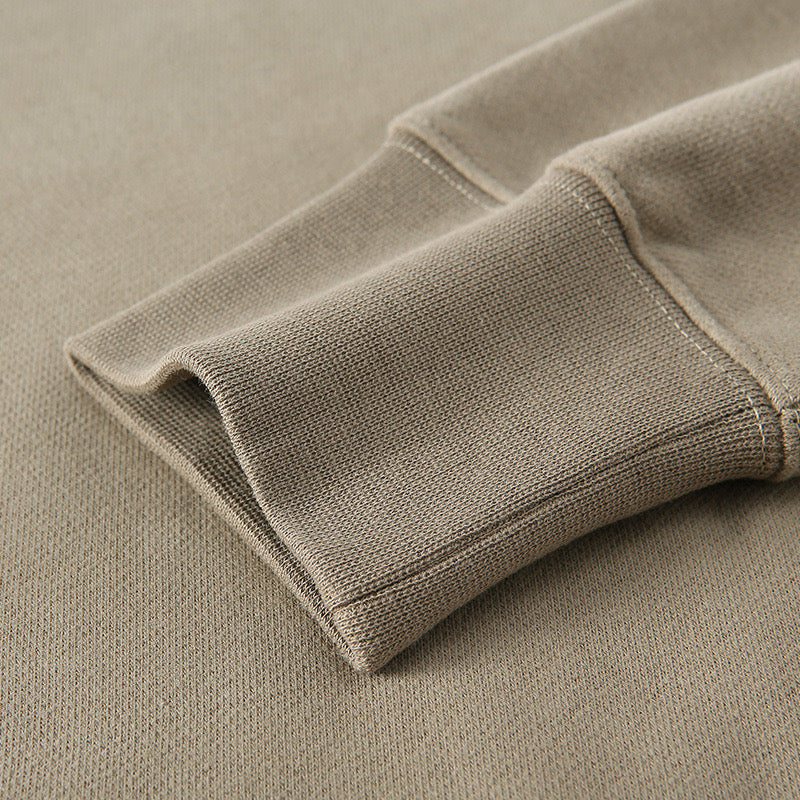 Cairo 380G Cozy Heavyweight Crewneck Sweatshirt - Khaki