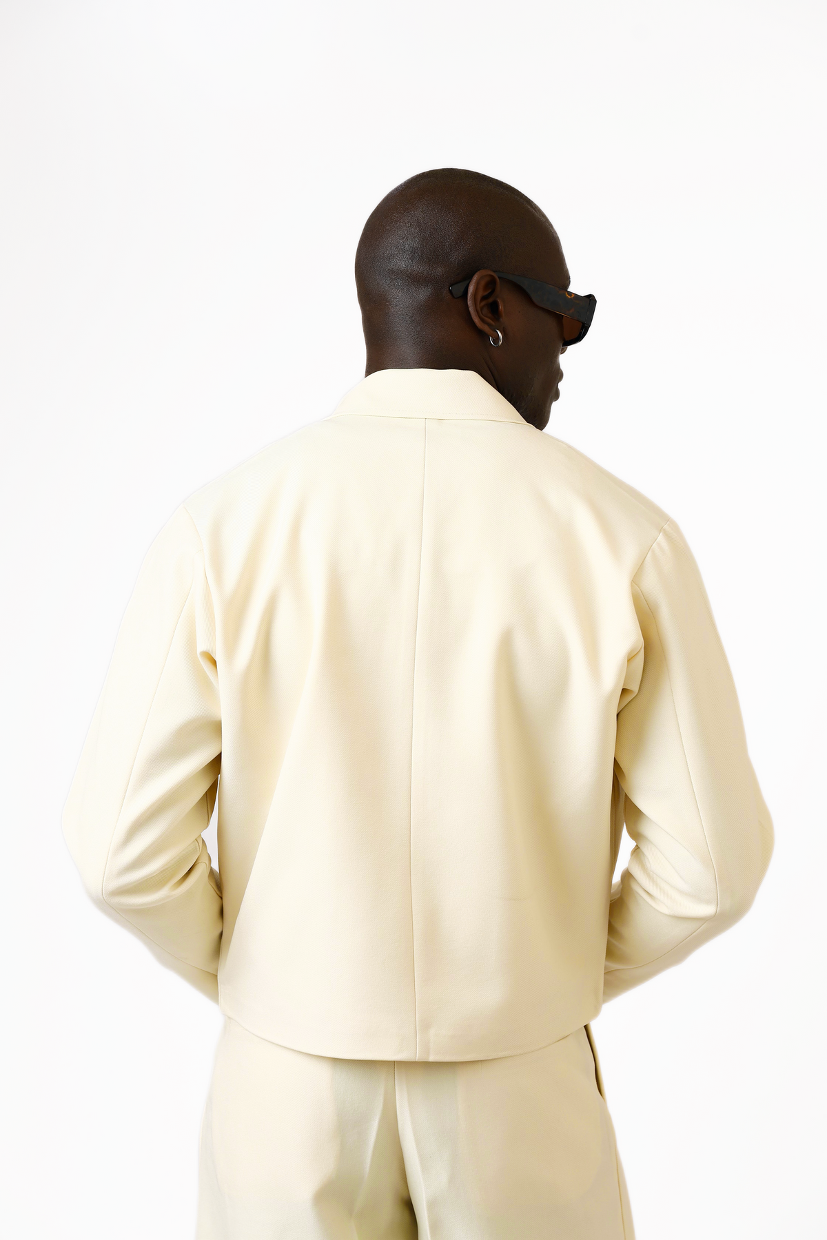 Casey Crop Zipper Jacket - Milk-6