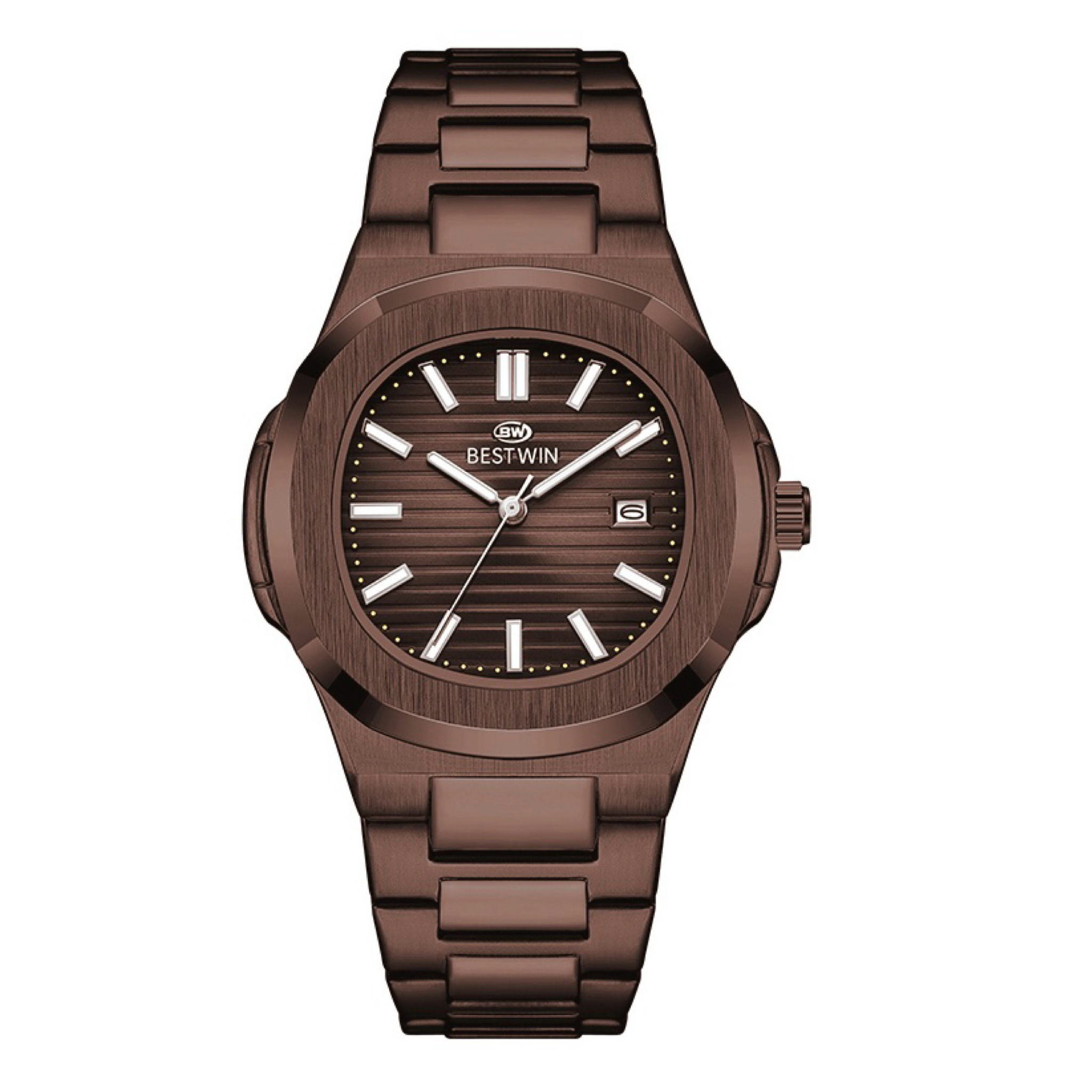 Aria Stainless Wristwatch - Brown
