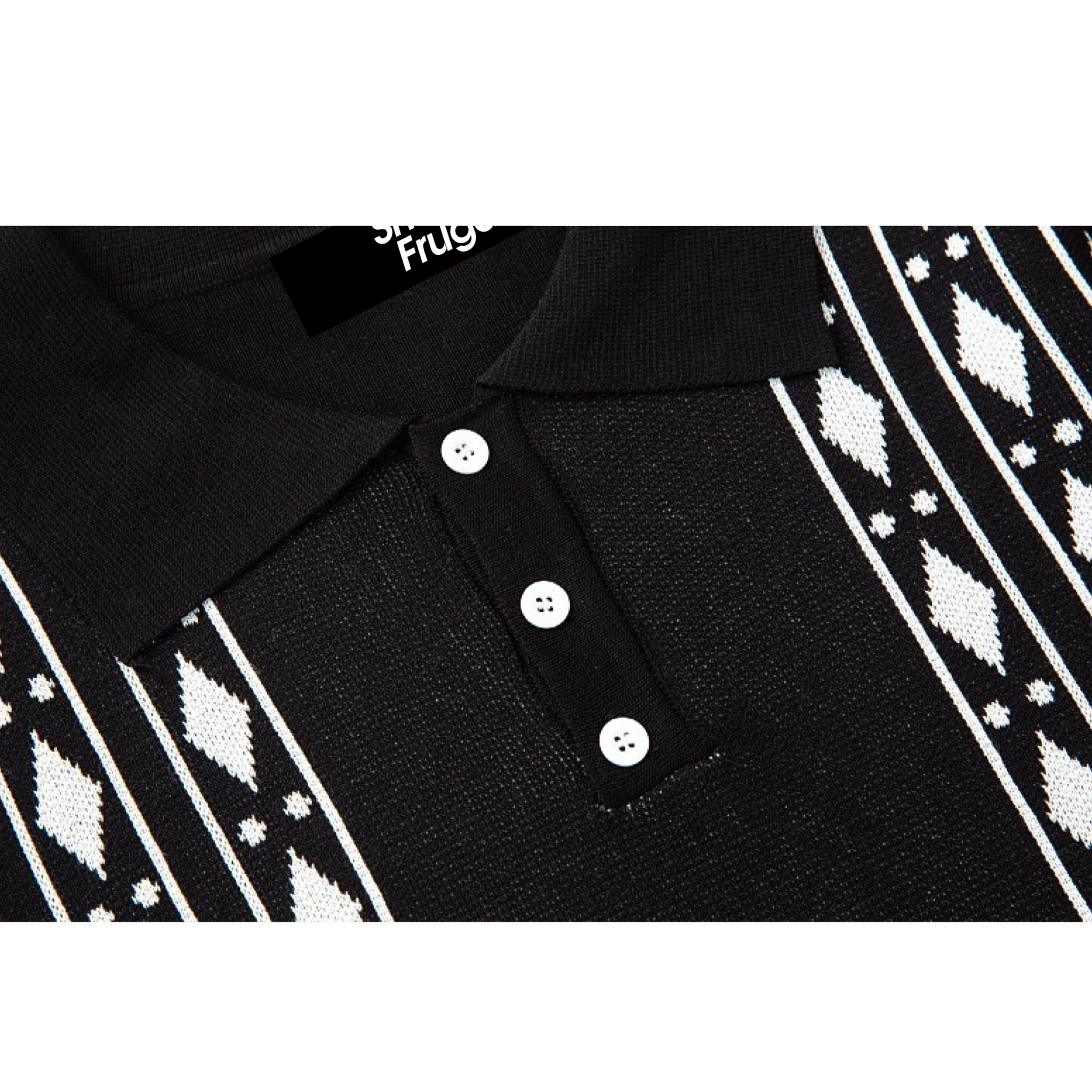 Colette Collar Button Aztec Print Viscose Shirt-3