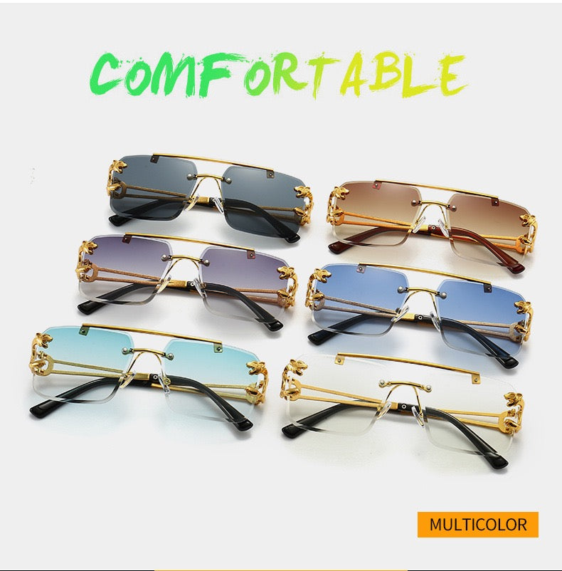 Arthur Unisex Glasses - Blue-4