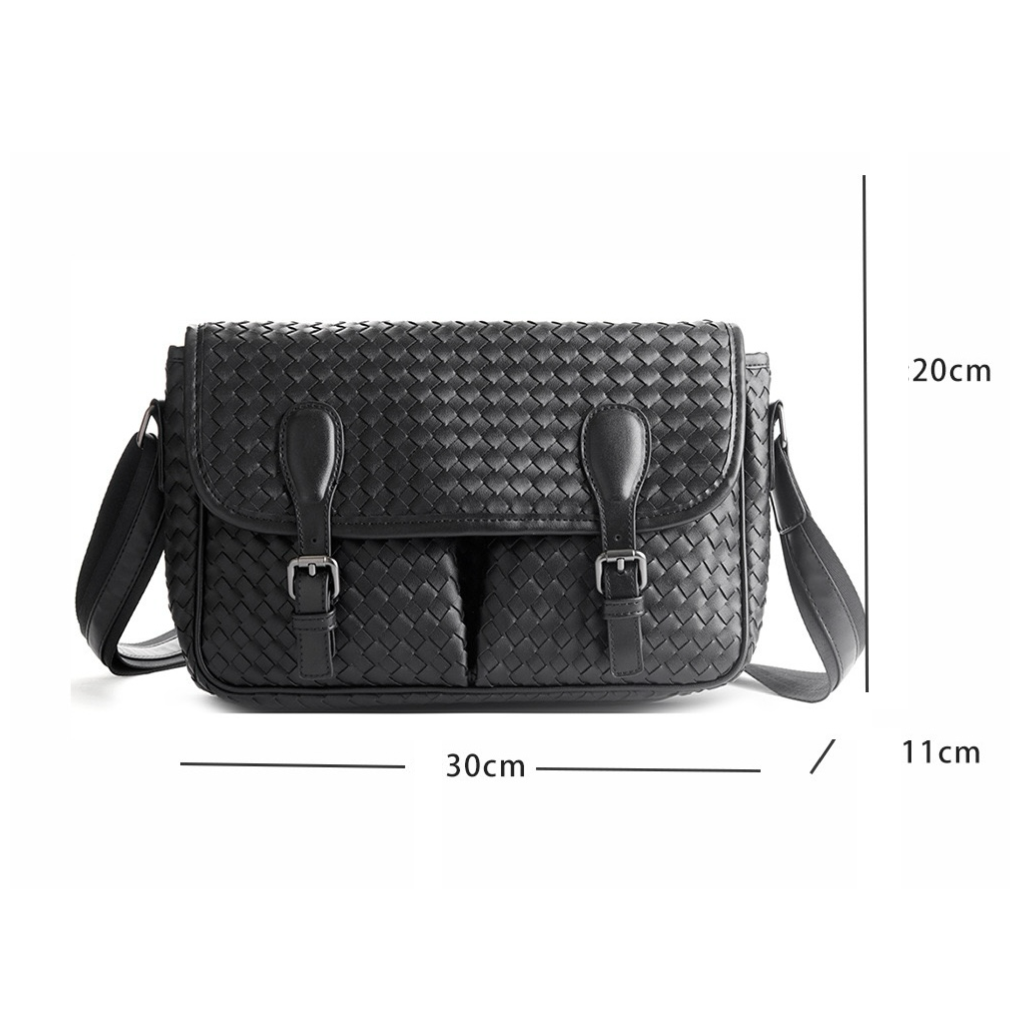 Alexis Textured Satchel Messenger Bag-3