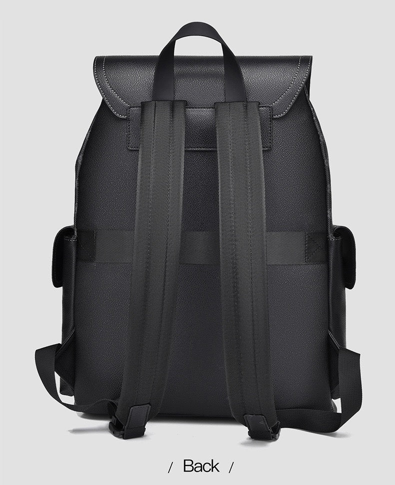 Anthony Heavy Duty Textured Backpack - Black
