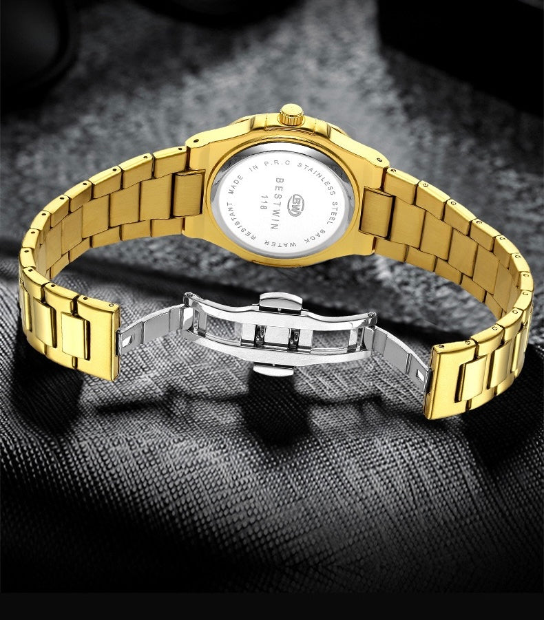 Aria Stainless Wristwatch - Blue-5