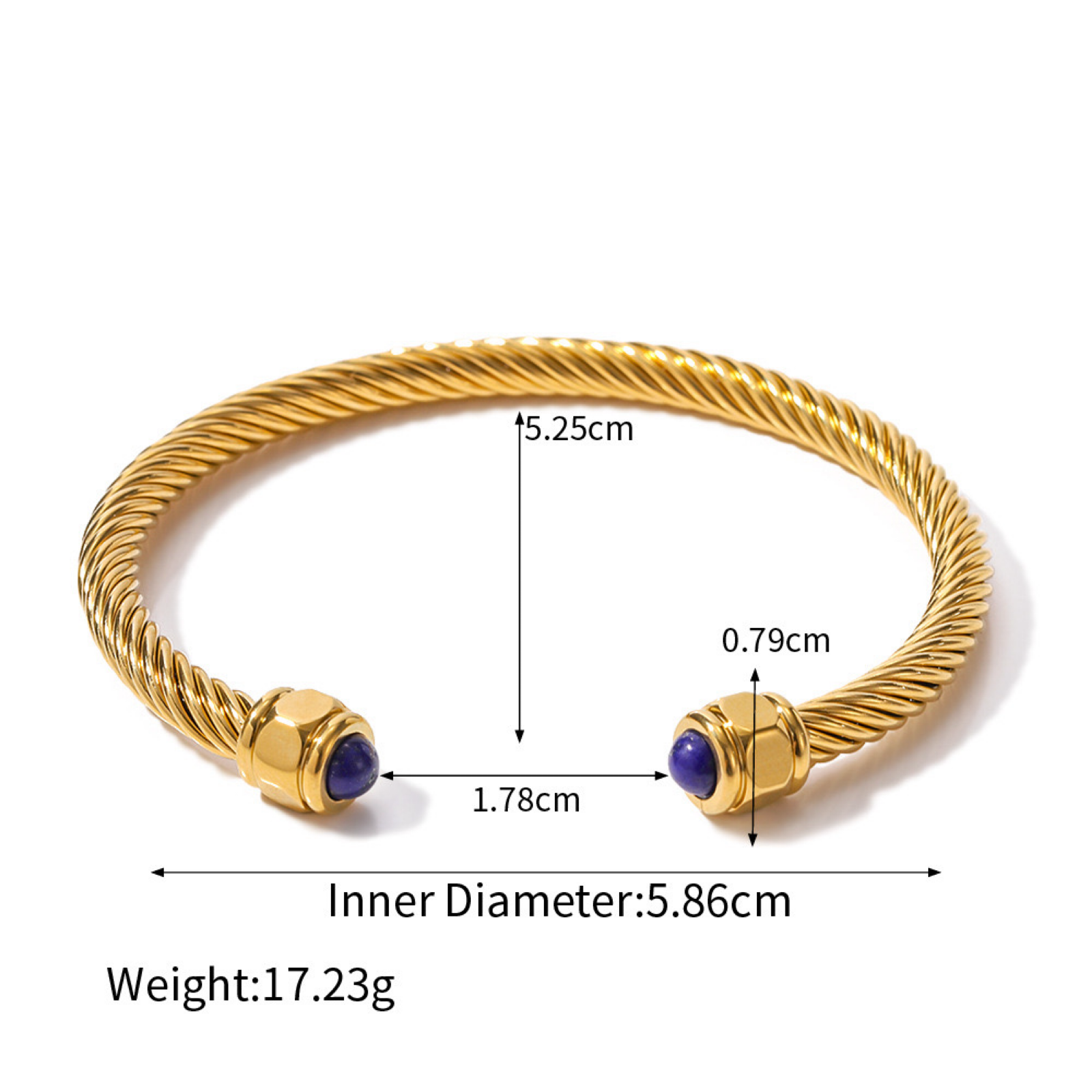 Calla 18K Titanium Stainless Steel Bracelet