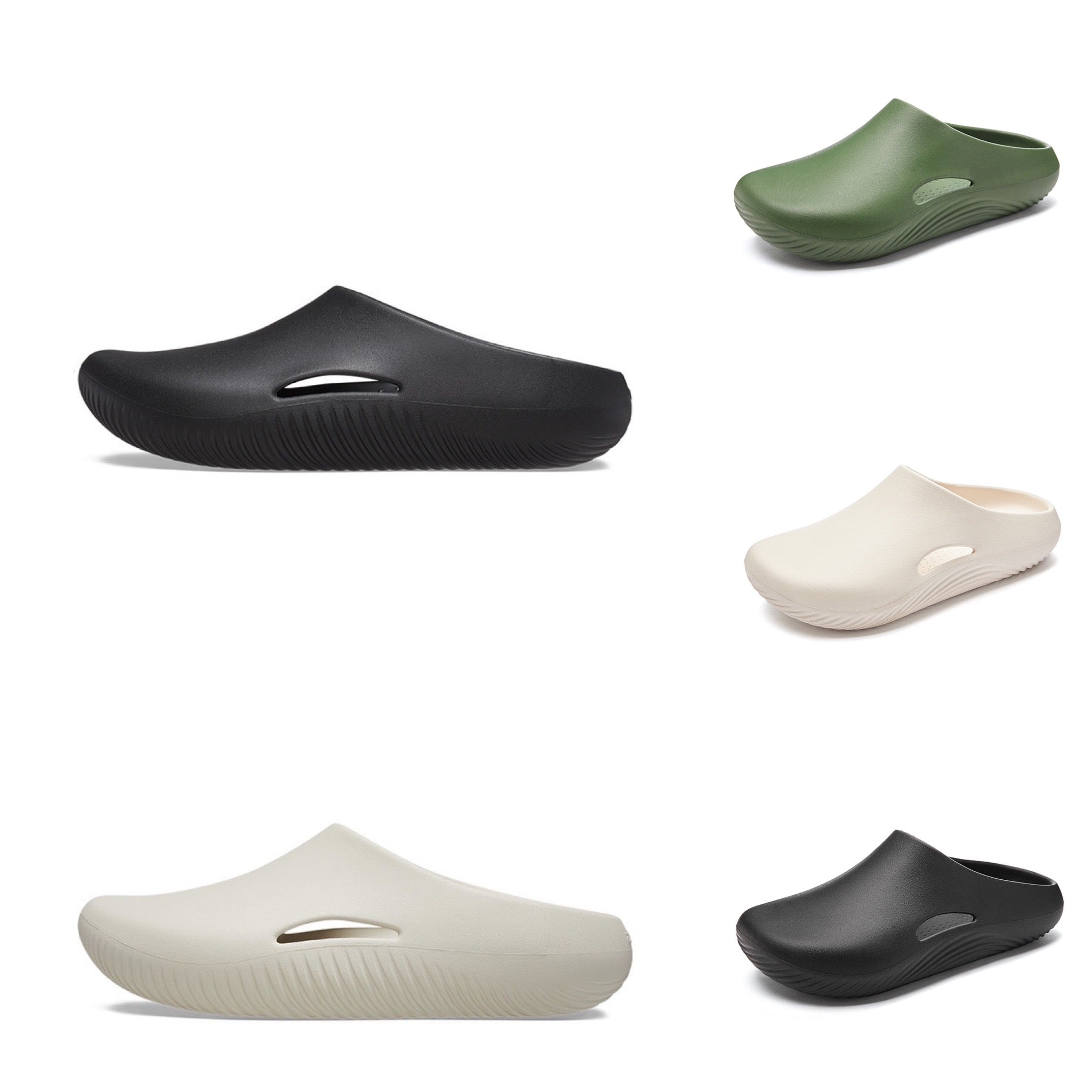 Aimee Unisex Clogs - Black-11
