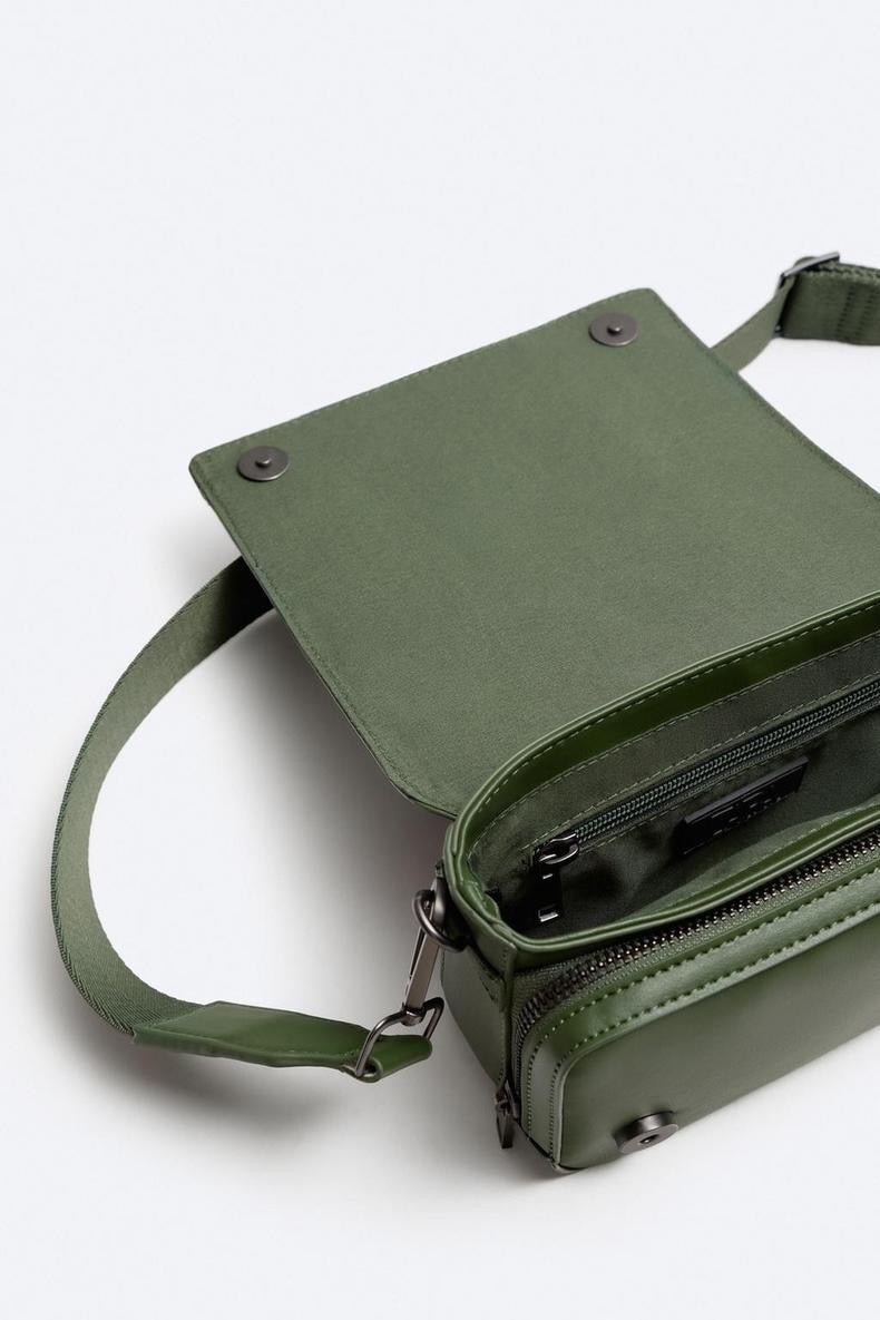 Alexis Crossbody Bag - Olive Green-3