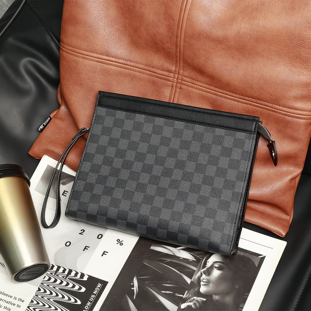 Alaia Embossed Zipper Purse