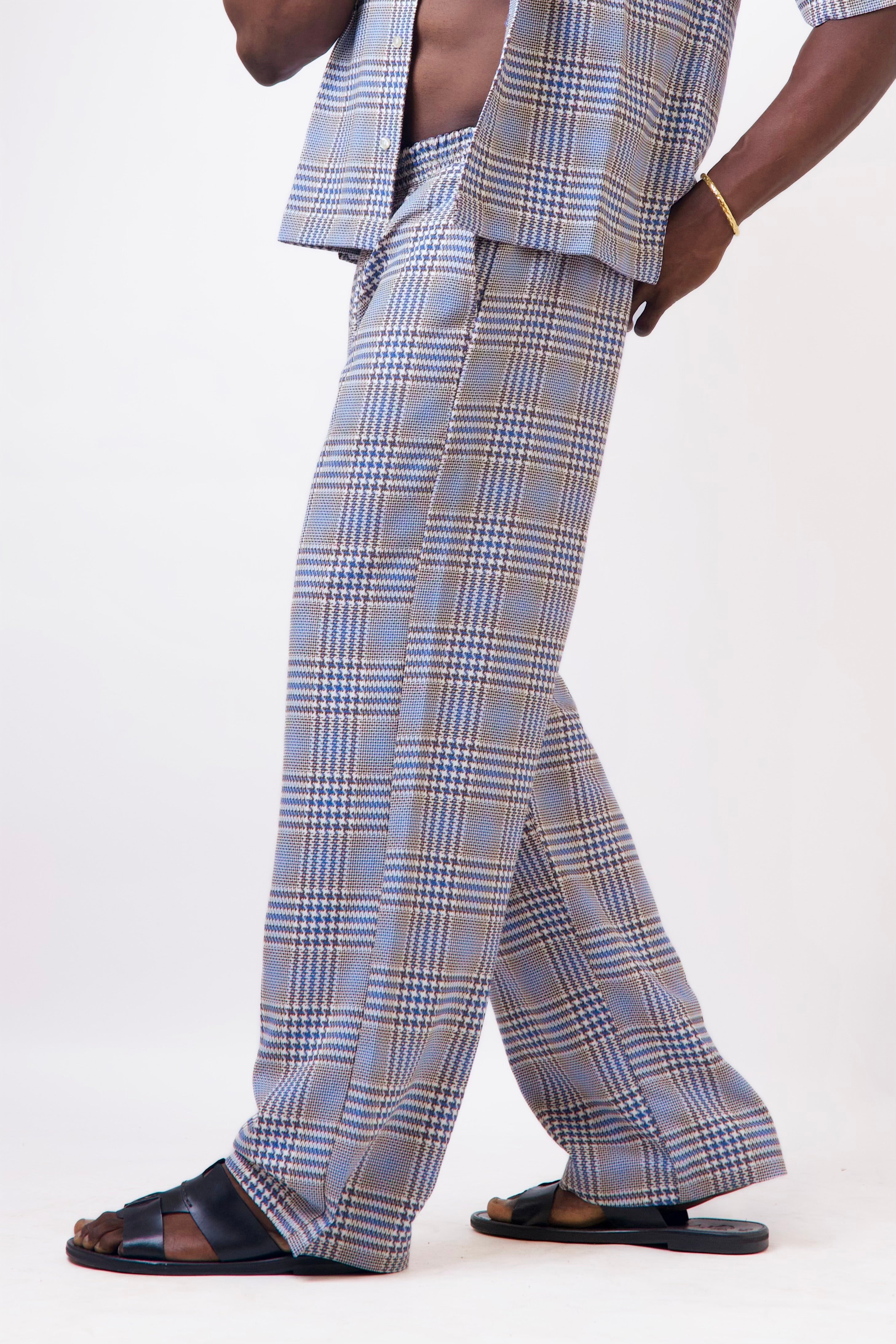 Cai eaZy Baggy Drawstring Tweed Pants-1