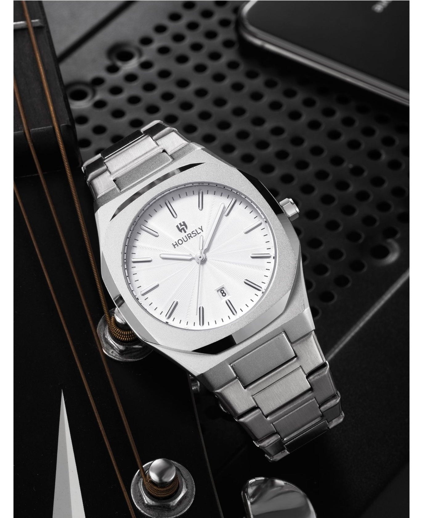 Adonis Stainless Wristwatch - Silver