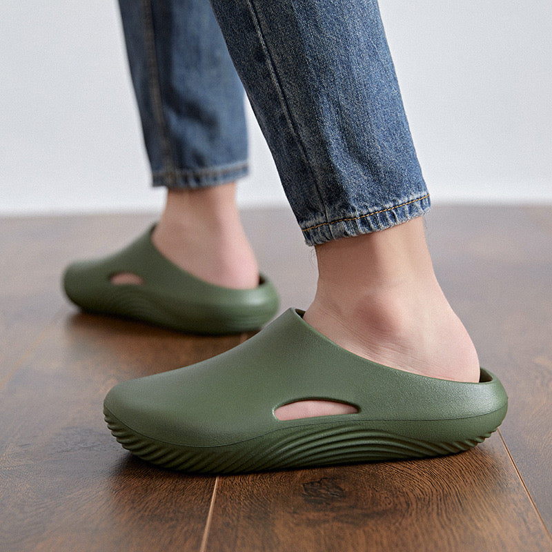 Aimee Unisex Clogs - Green-9