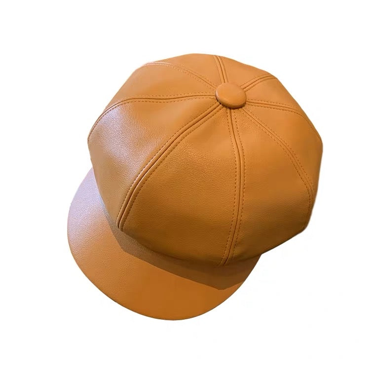Adair Retro Leather Cap