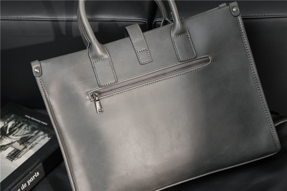 Aleah Satchel (Laptop) Bag - Grey-3