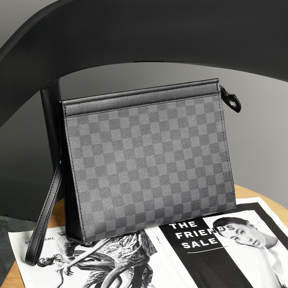 Alaia Embossed Zipper Purse