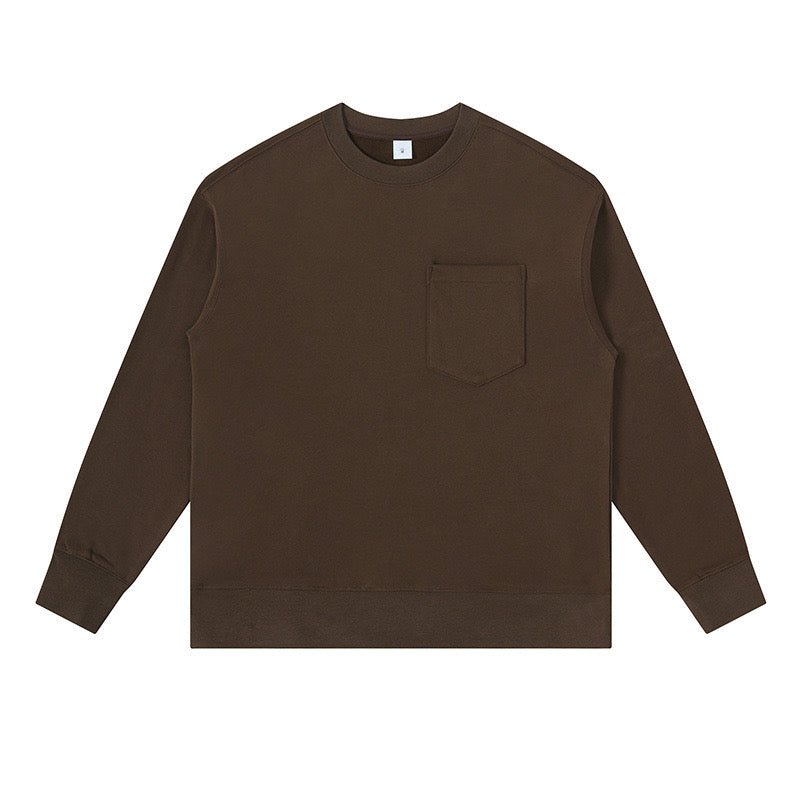 Cairo 380G Cozy Heavyweight Crewneck Sweatshirt - Coffee