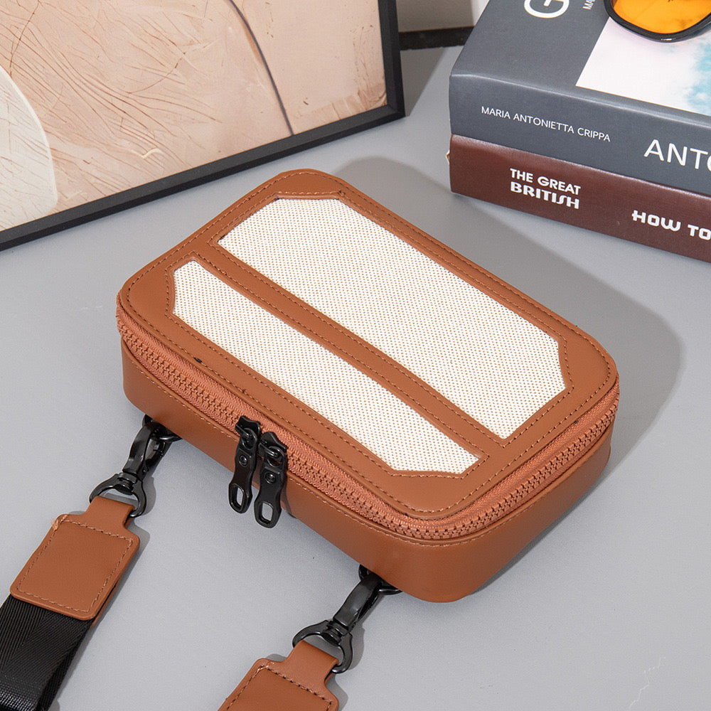 Abel Crossbody Bag - Brown