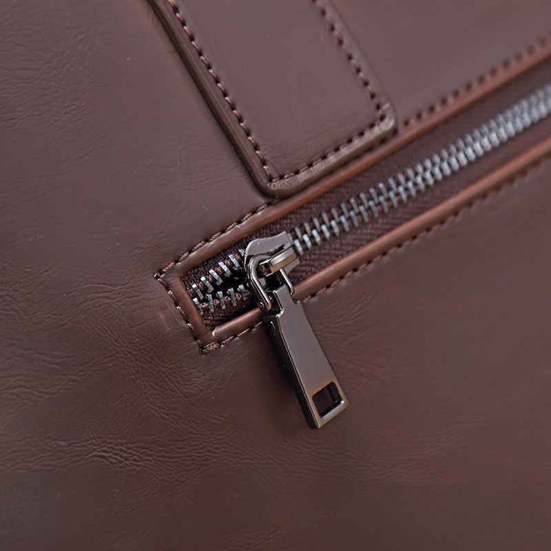 Aleah Satchel (Laptop) Bag - Brown