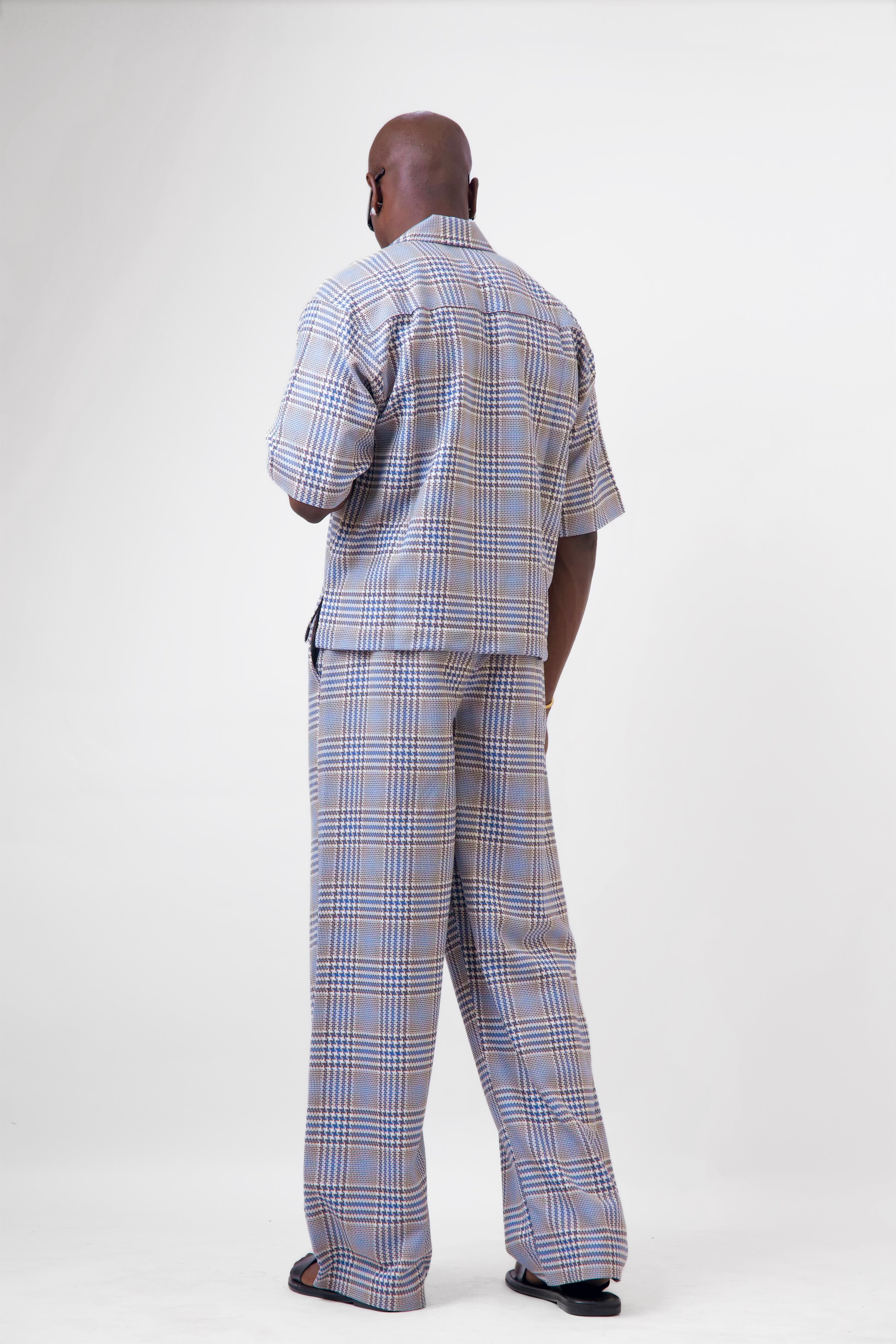 Cai eaZy Baggy Drawstring Tweed Pants-4