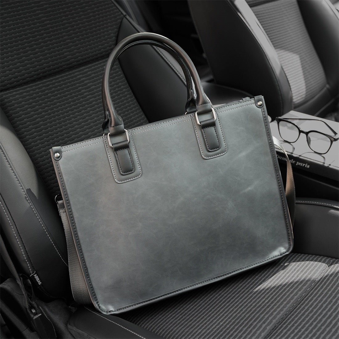 Aleah 2.0 Satchel (Laptop) Bag - Grey