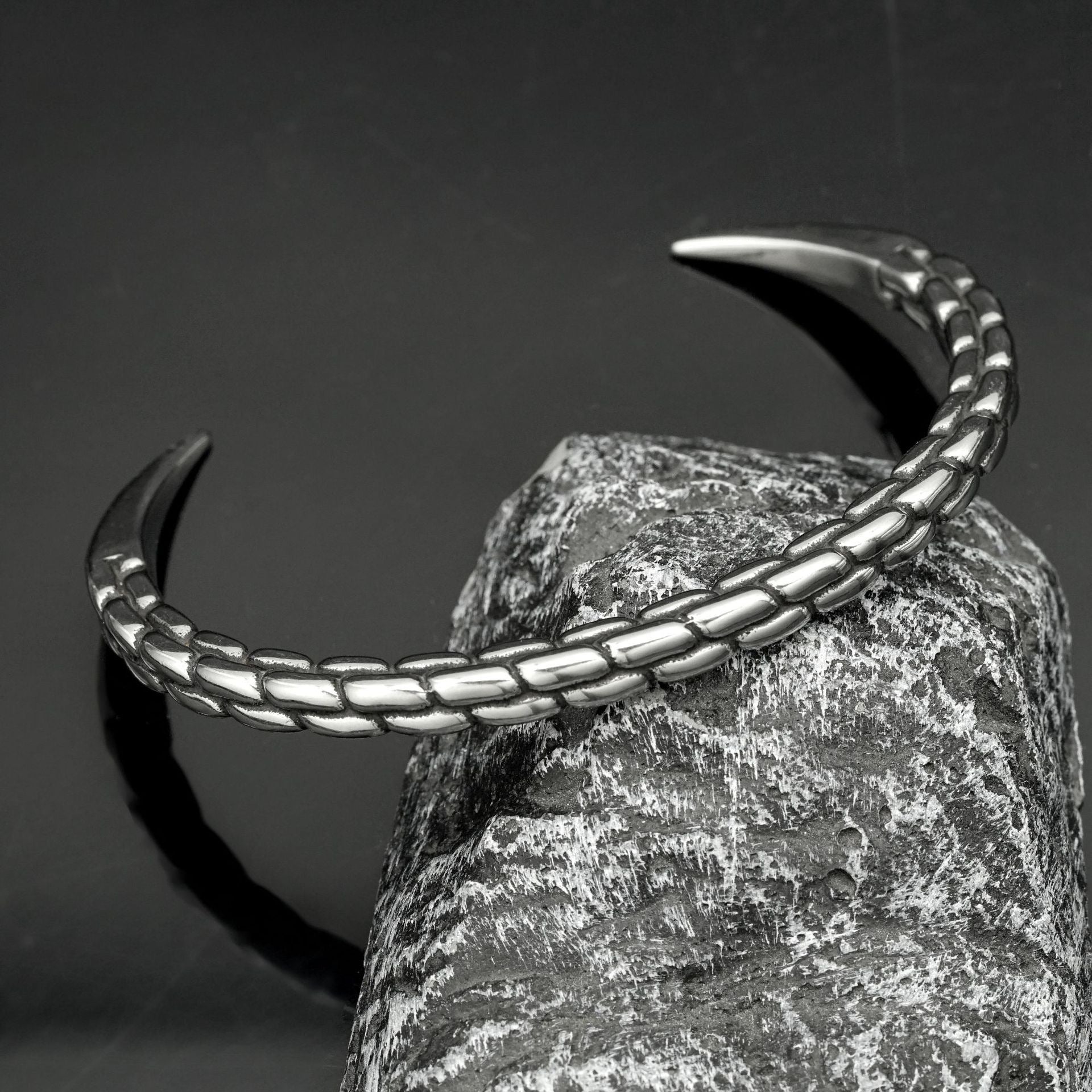 Callen Vetebrae Titanium Steel Bracelet-11