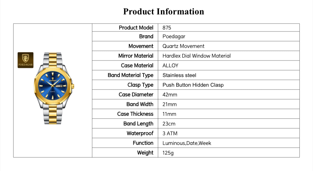 Aleah Stainless Wristwatch - Silver/Black