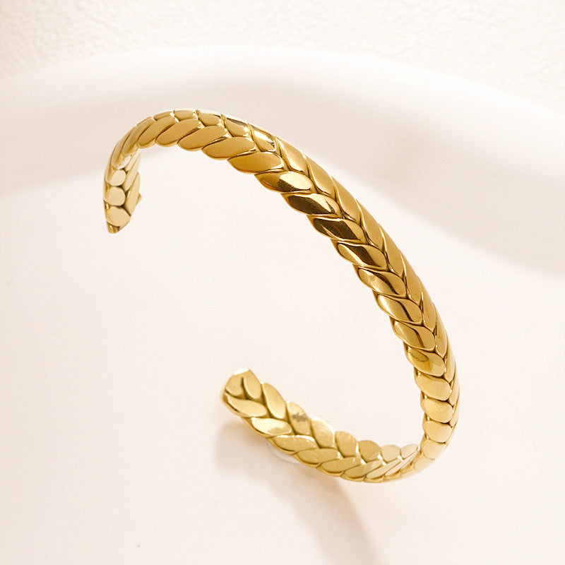 Curtis 18K Titanium Stainless Steel Bracelet - Gold