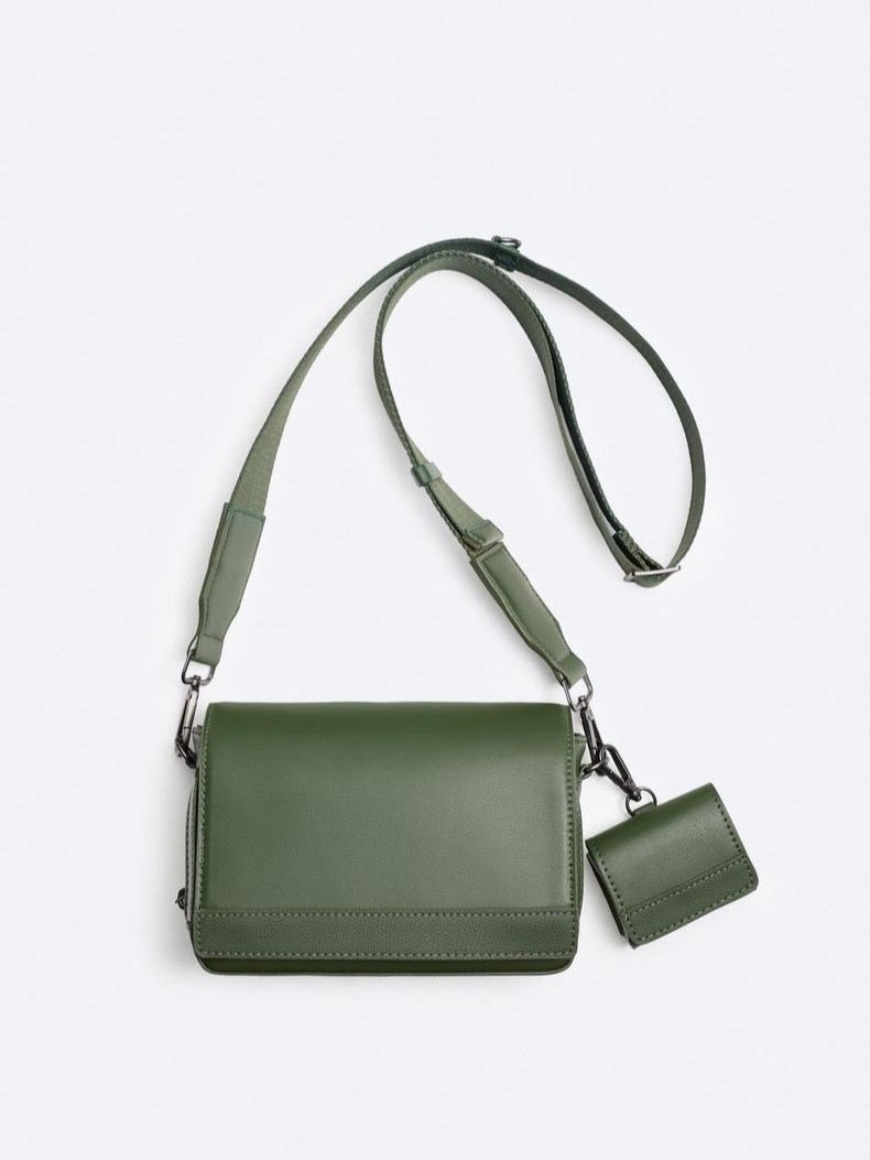 Alexis Crossbody Bag - Olive Green-1