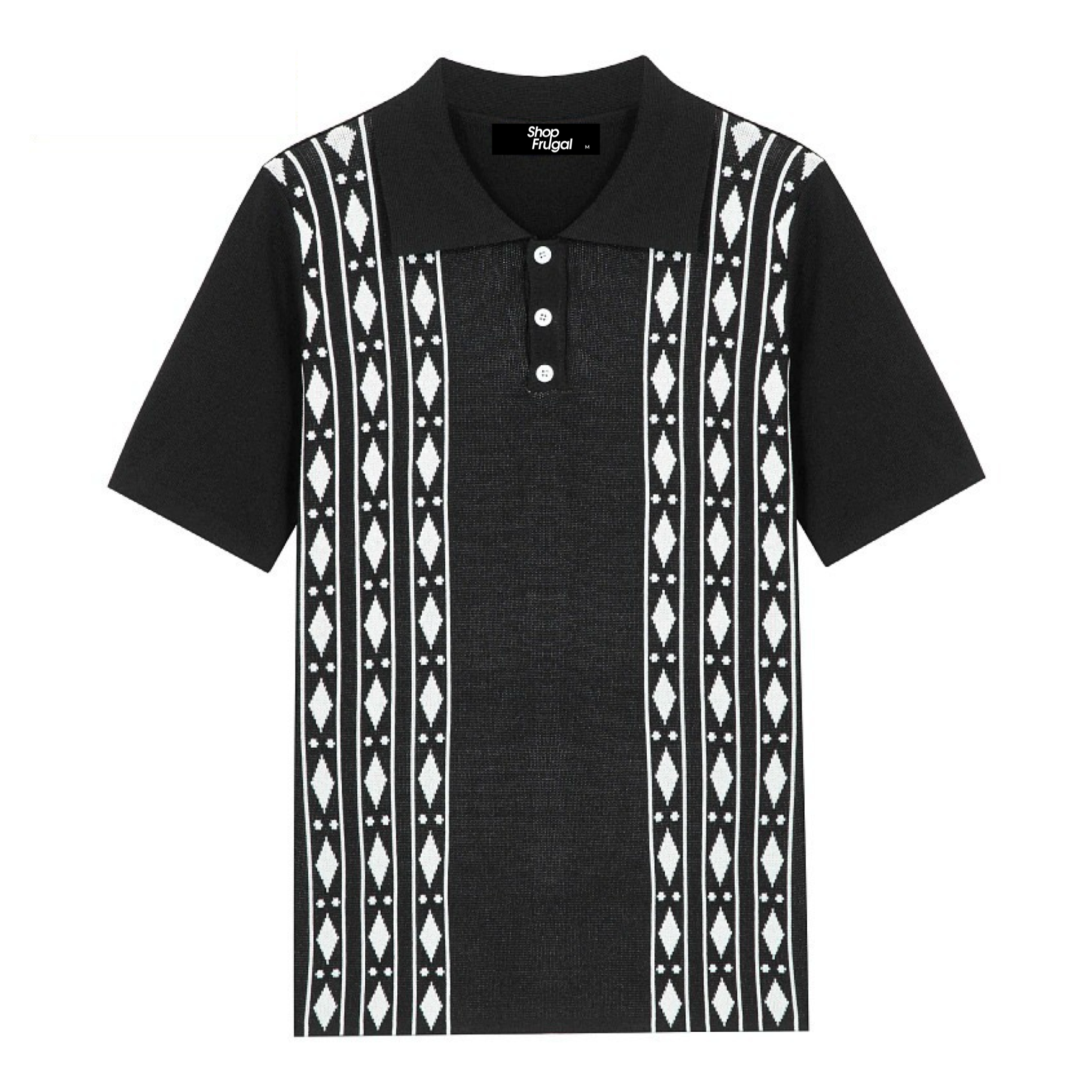 Colette Collar Button Aztec Print Viscose Shirt