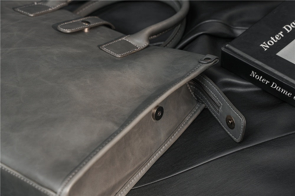 Aleah Satchel (Laptop) Bag - Grey-8