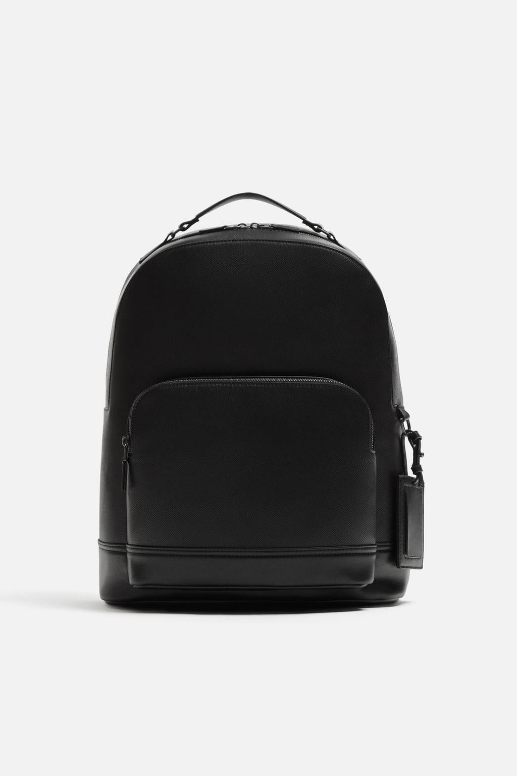 Alison Embossed Backpack - Black