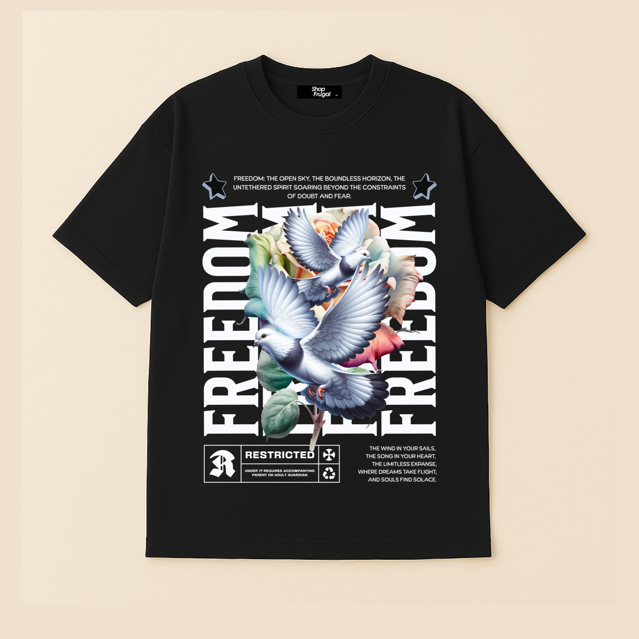 Carlos “Freedom” Luxe Tshirt (Premium Quality)-2