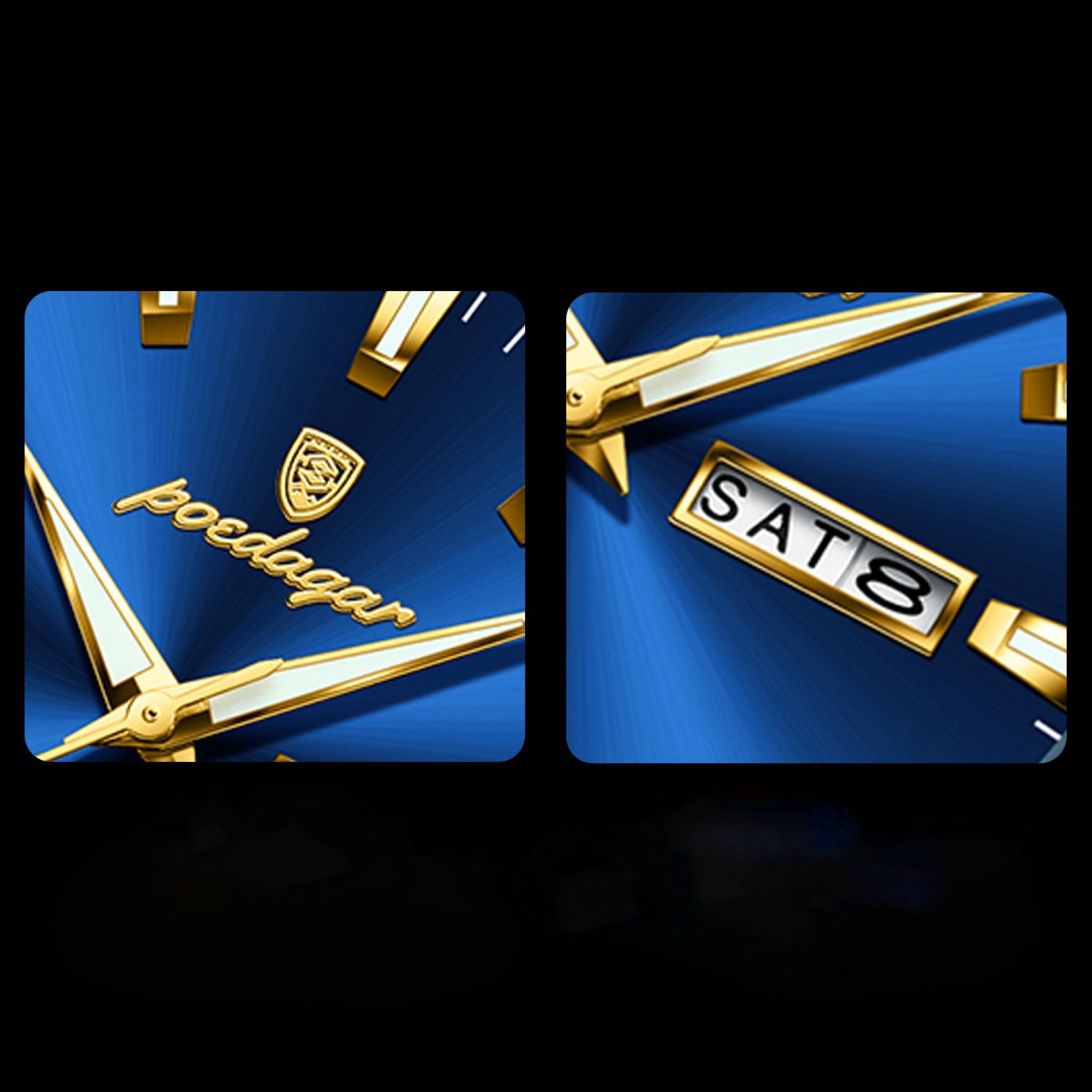 Aleah Stainless Wristwatch - Silver/Black