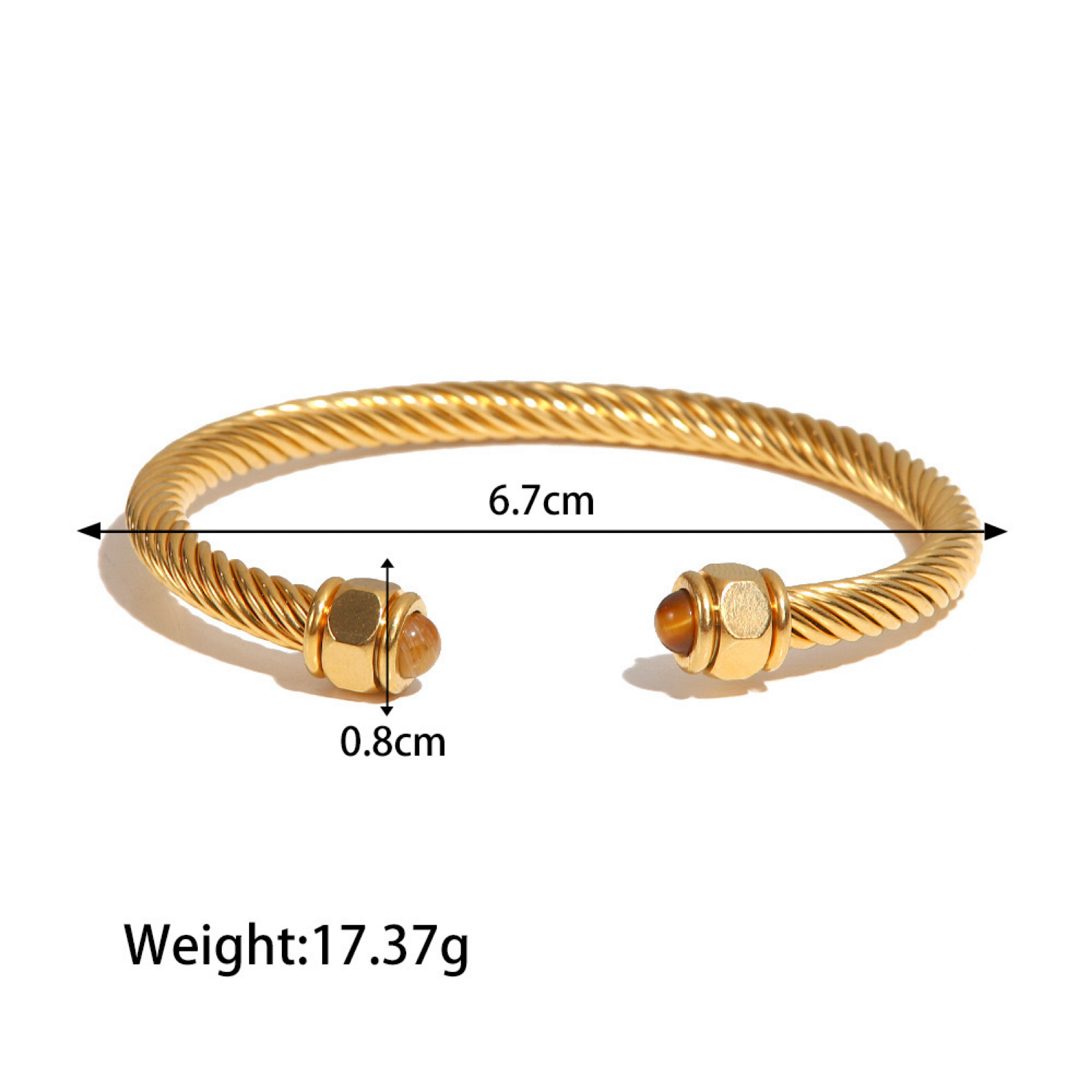 Calla 18K Titanium Stainless Steel Bracelet