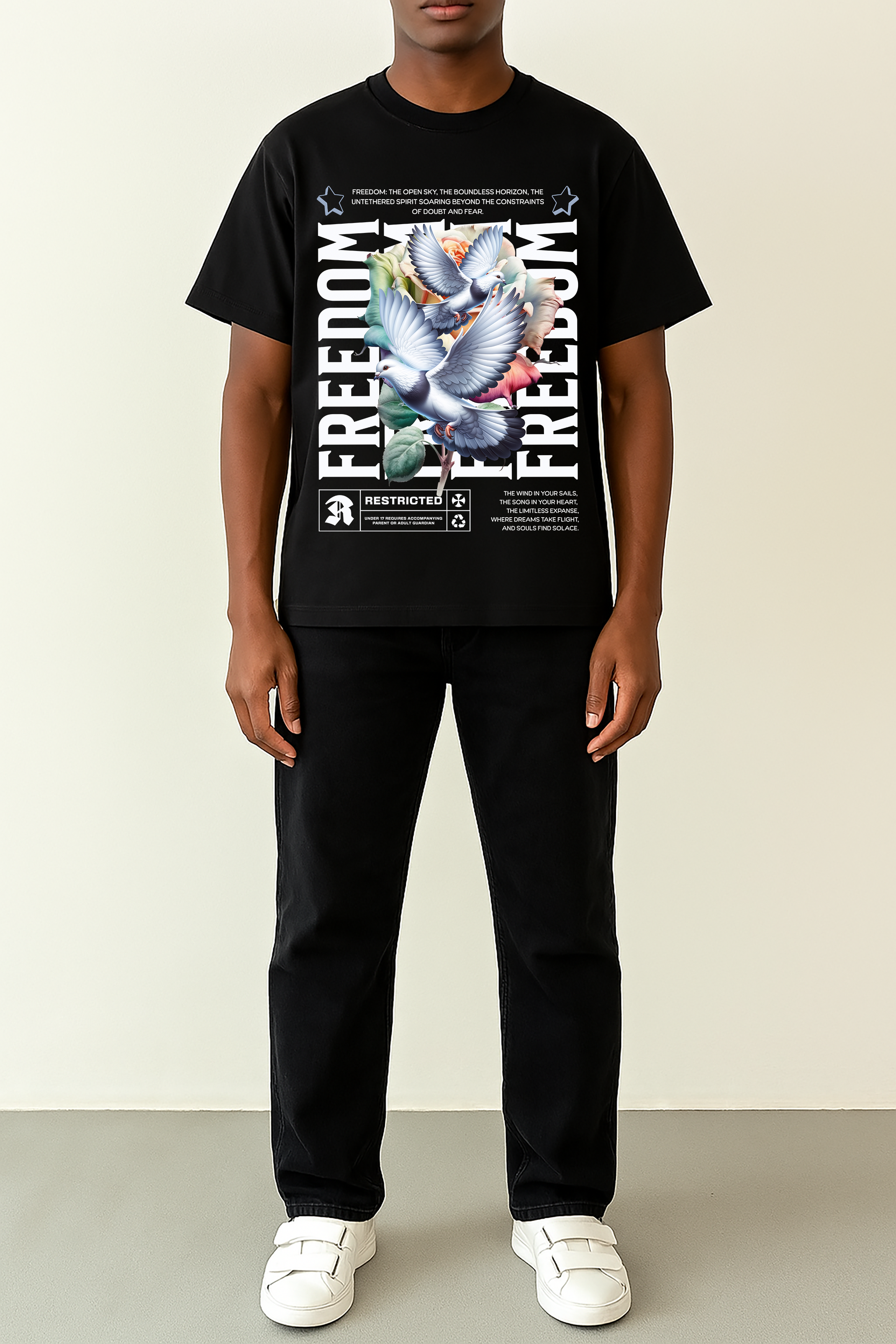 Carlos “Freedom” Luxe Tshirt (Premium Quality)